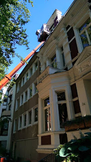 Fassade kontrollieren Hublift Hubsteiger Stuck Belz Fassade kontrollieren Hublift Hubsteiger Stuck Belz