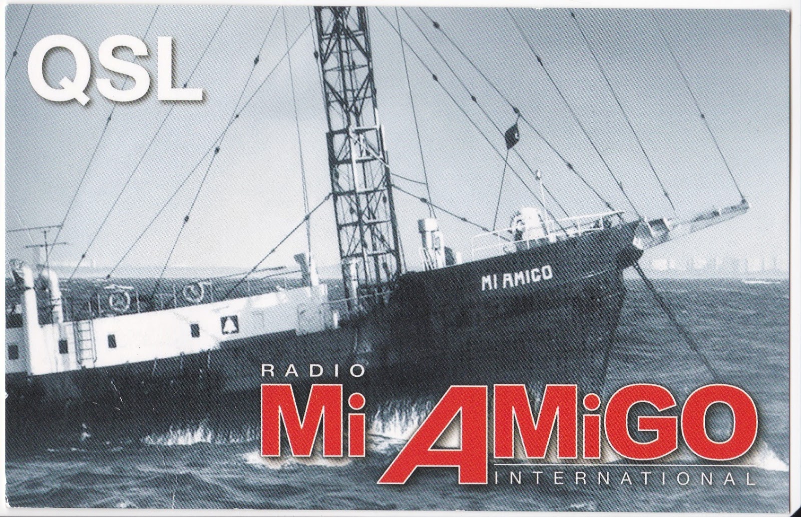 MARESME DX QSL Radio Mi Amigo International via Tashkent