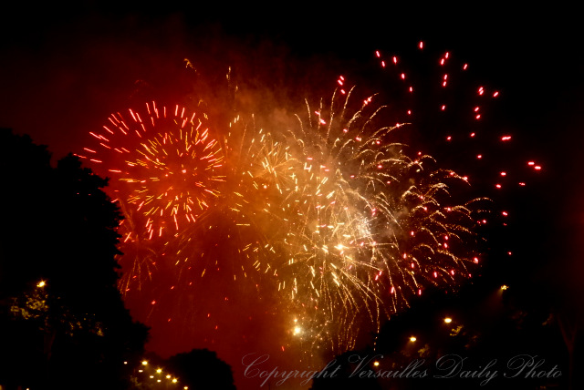 Bastille Day 2014 fireworks Versailles 14 juillet