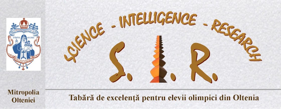 Tabăra SCIENCE - INTELLIGENCE - RESEARCH (S.I.R.)