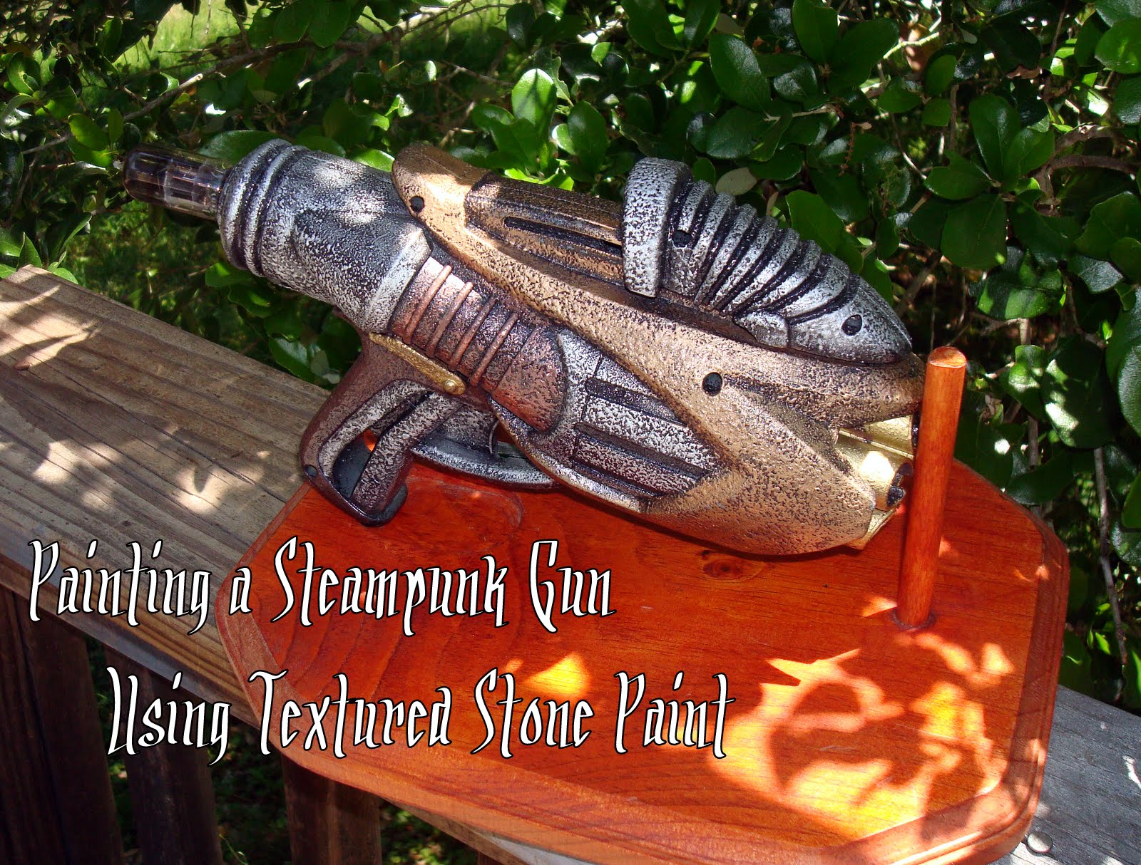Steam Ingenious Tutorial Painting a Steampunk Gun with Textured Paint