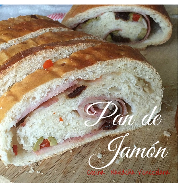 Receta para preparar pan de jamón venezolano