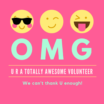 text inspired volunteer appreciation image