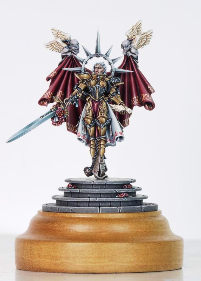 Darren Latham Miniature Painting Saint Celestine