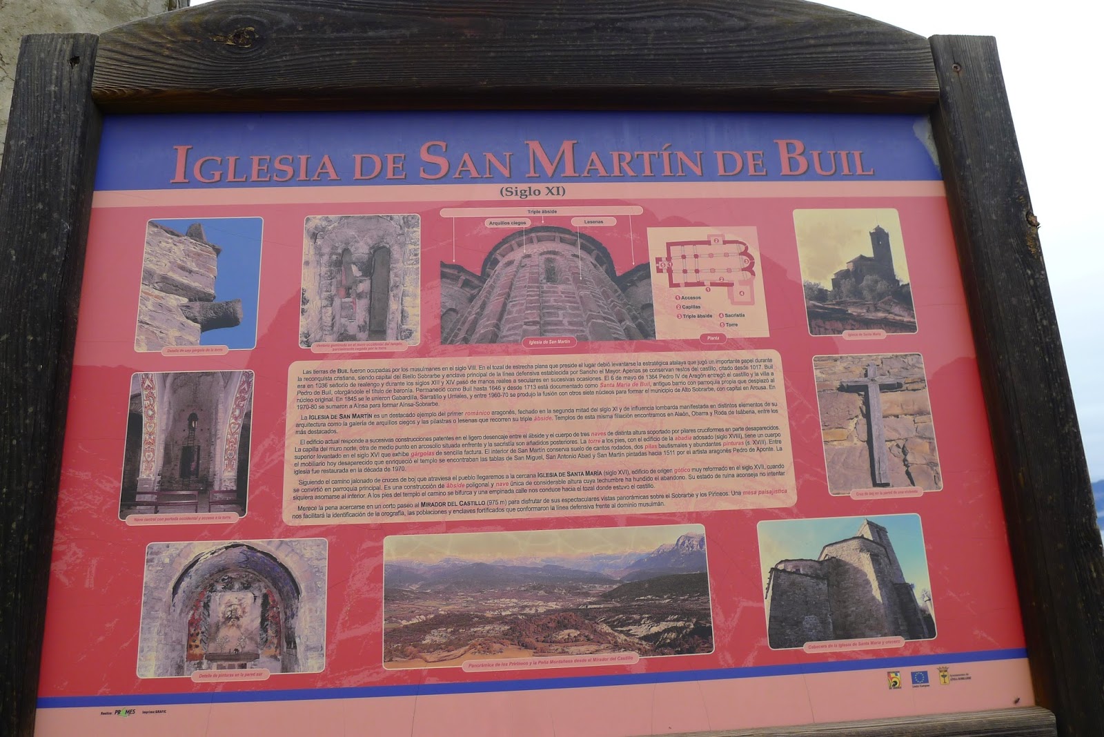 Iglesia de San Martín (Santa María de Buil) Paisajes de Ordesa