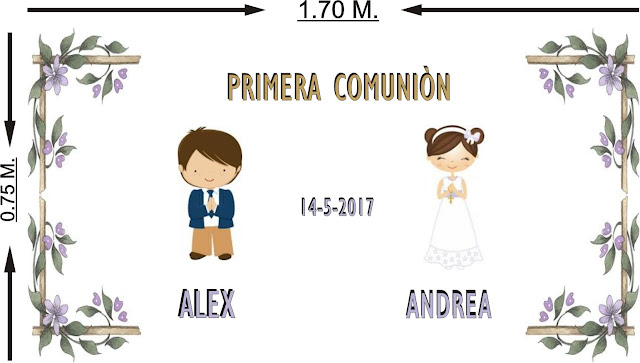 Alfombra personalizada para portal Primera Comunion Alfombra personalizada para portal Primera Comunion