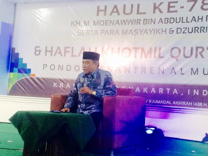 Haul Kyai Moenawwir Krapyak, Kyai Said: Saatnya Lakukan Penguatan Budaya Dan Cinta Tanah Air Untuk Pengembangan Islam