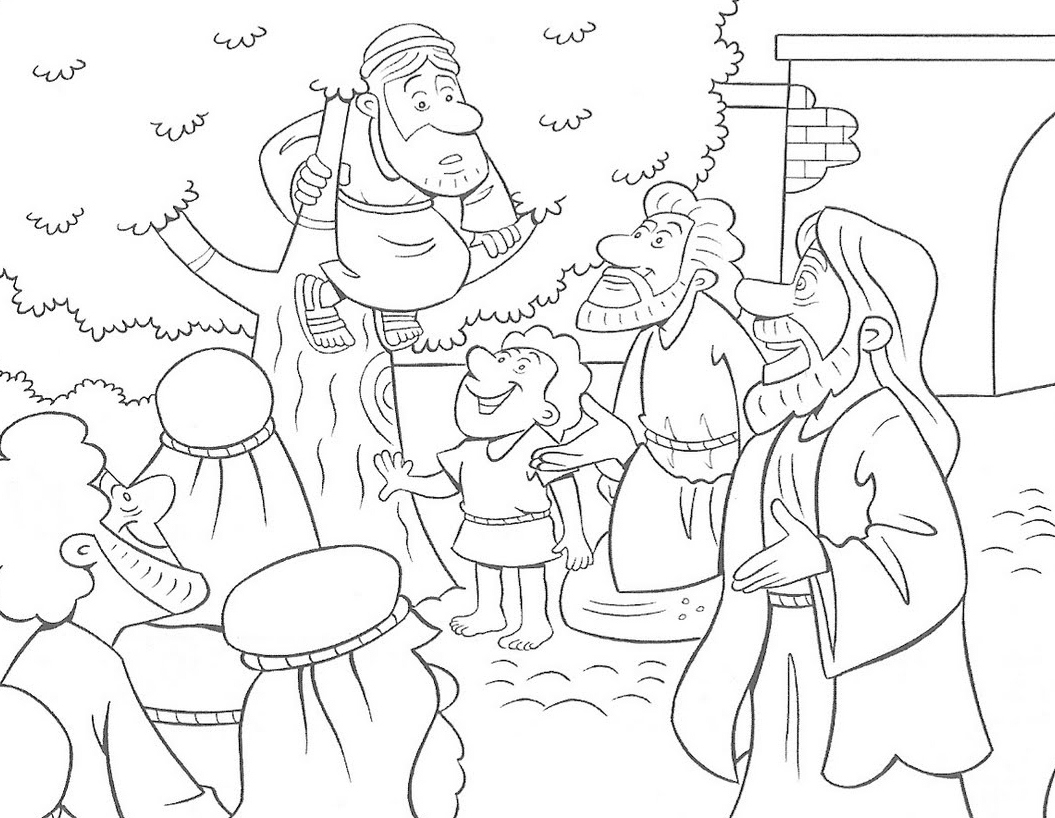 zaqueo coloring pages - photo #8