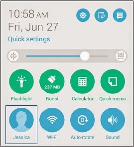 ZenUI-Zenfone , How to Setting up your Profile