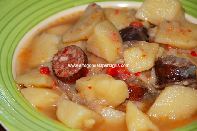 Patatas a la riojana Patatas a la riojana