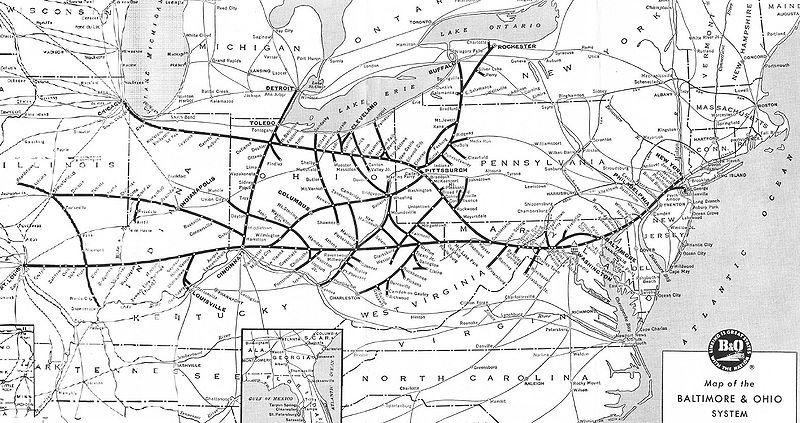  Map : RAILROAD MAPS of Train Tracks USA Mexico Union Pacific,Norfolk
