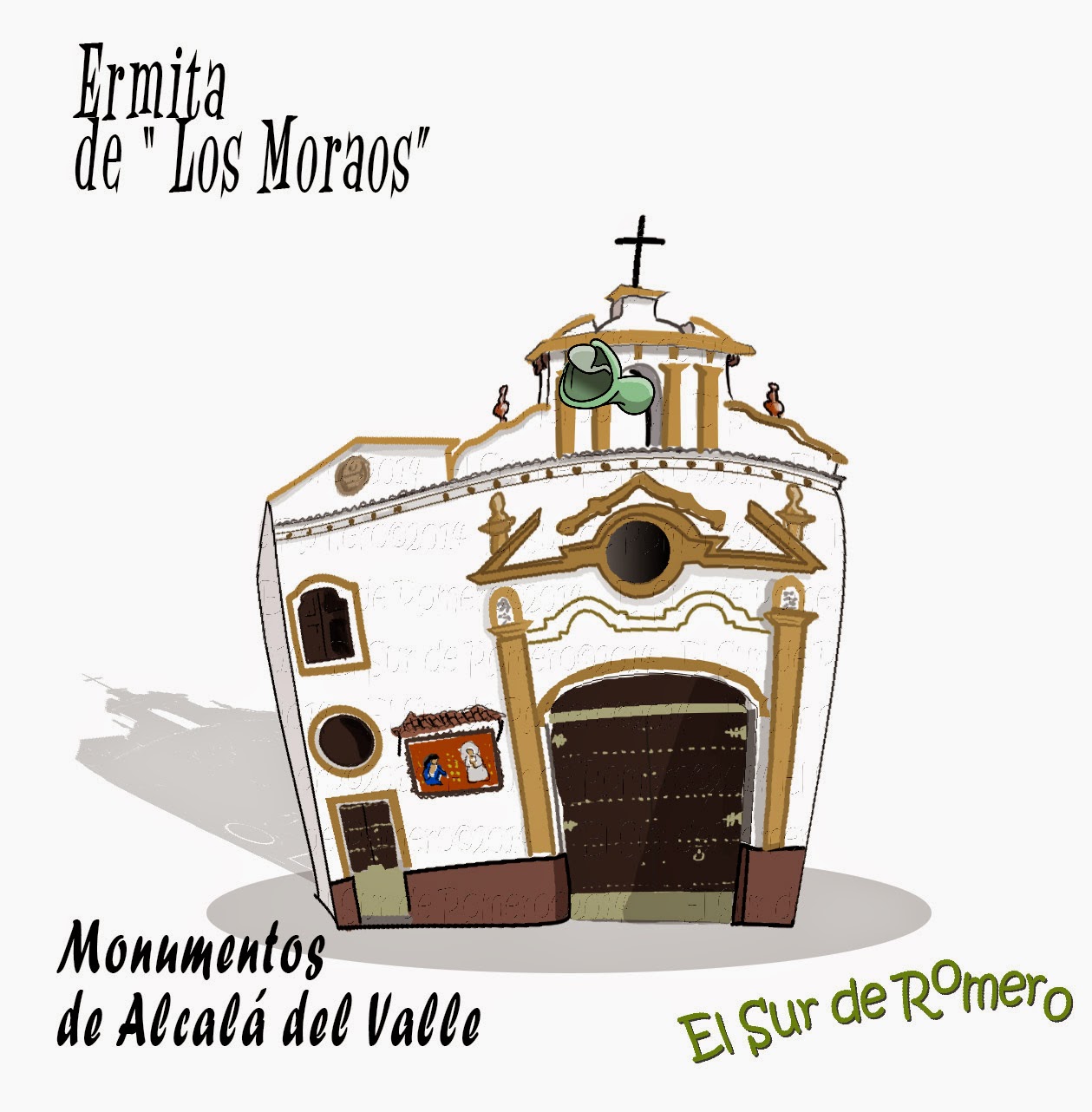 <img src="Ermita Los Moraos.jpg" alt="dibujos de Alcalá del Valle"/>