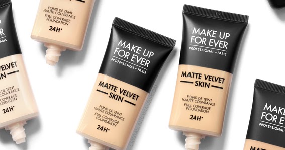 Huisdieren fout wimper Make Up For Ever Matte Velvet Skin Foundation - CrystalCandy Makeup Blog |  Review + Swatches