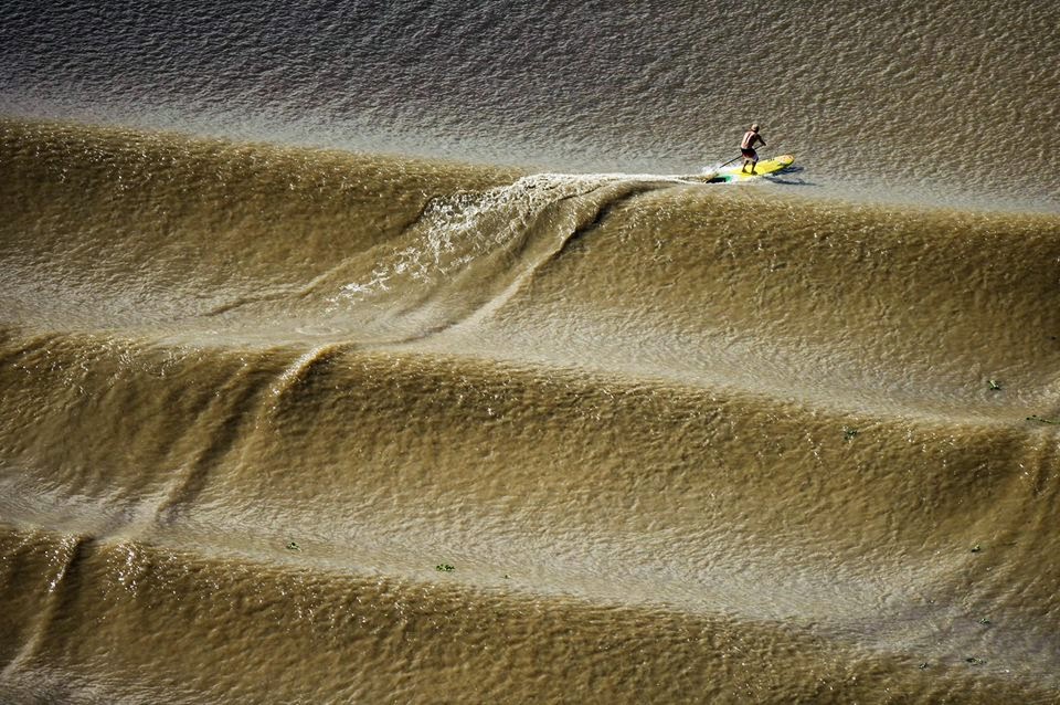 tidal bore surfing