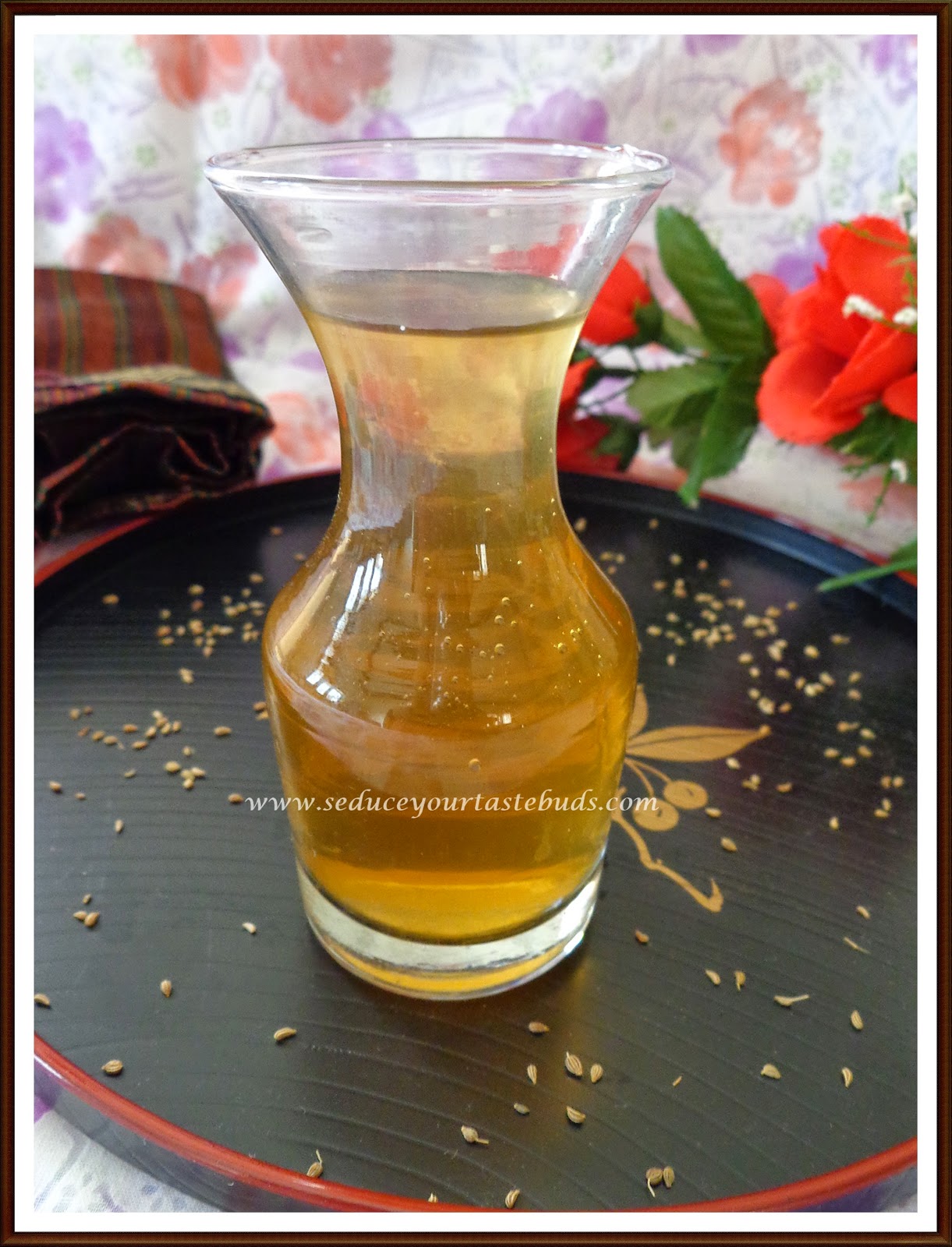 Seduce Your Tastebuds... Oma Water Ajwain Water Home Remedy For