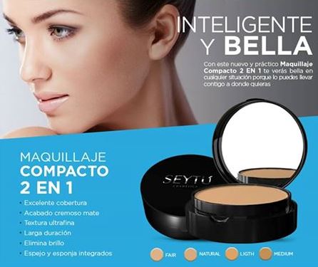 LINEA DE BELLEZA OMNILIFE: MAQUILLAJE COMPACTO 2 EN 1 LINEA DE BELLEZA OMNILIFE: MAQUILLAJE COMPACTO 2 EN 1