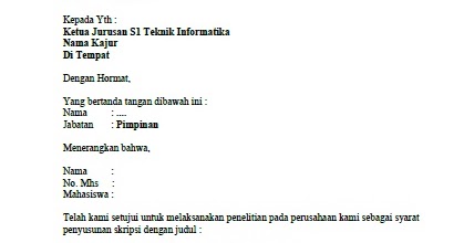 Contoh Surat Balasan Penelitian 2019 Kumpulan Contoh Surat