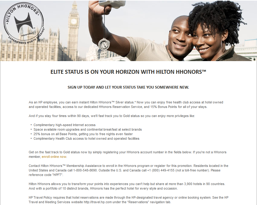 Darmowy status Silver i łatwy do zdobycia Gold w Hilton HHonors