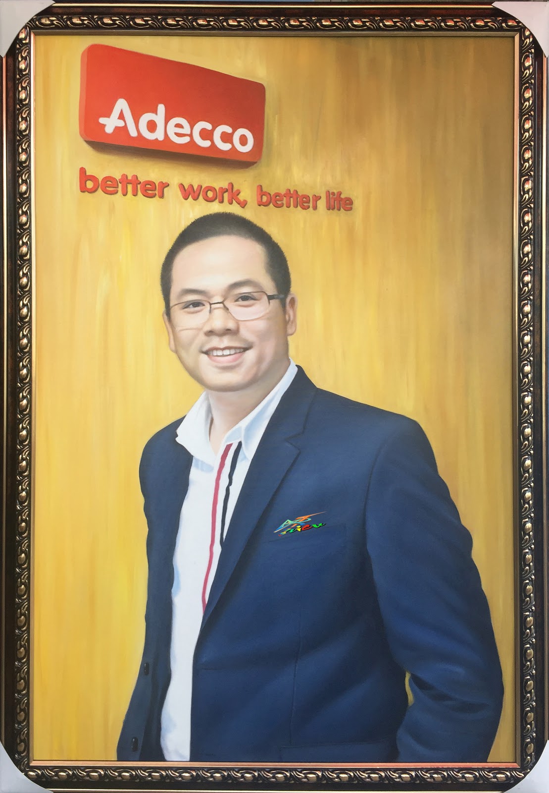 chân dung tặng đối tác
