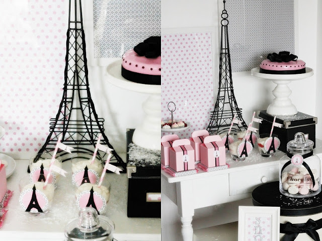 Kara s Party Ideas Paris In The Snow  Winter Birthday Party  - 88