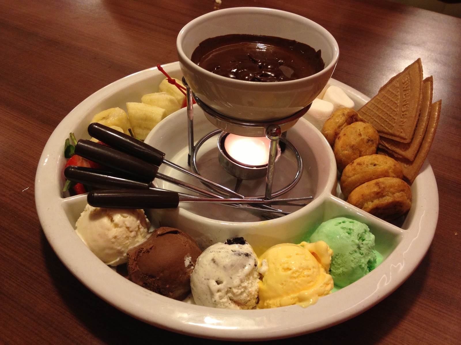 RiverlandQueenie Chocolate Fondue Swensens Ion Orchard