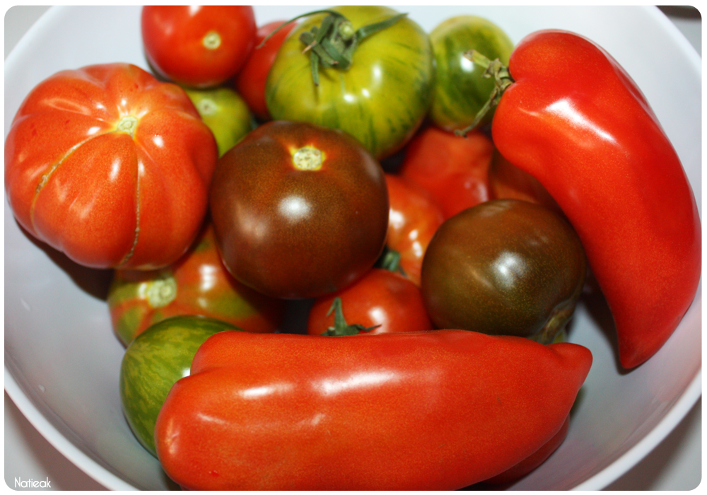 variété de tomates  de  la ferme de Servigny