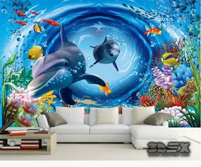 Best 3D wallpaper for living room walls 3D mural designs