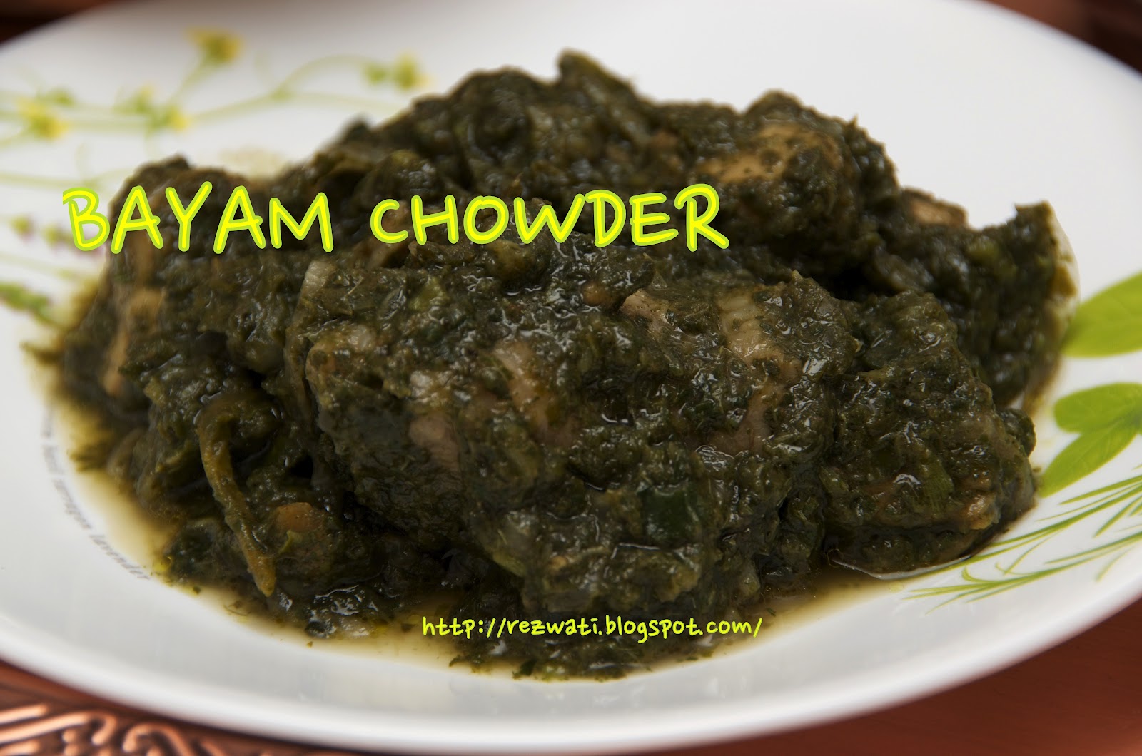 Wind of Change Roti Arab & Bayam Chowder