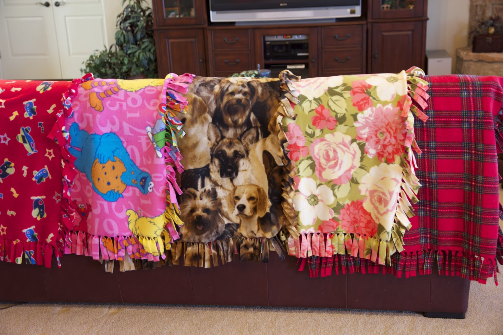 Girls Fleece Lap Blankets