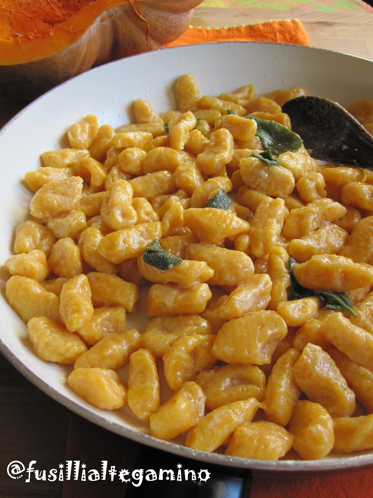 fusillialtegamino Ricetta Gnocchi con la Zucca Senza Patate