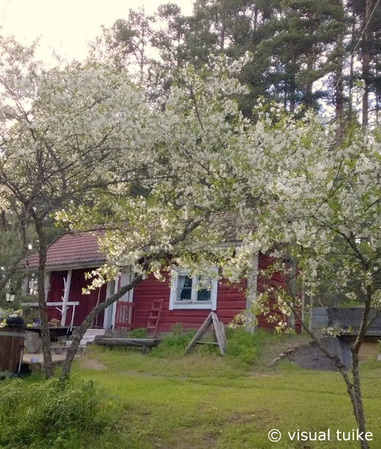 ulkosauna, idylli, visual tuike