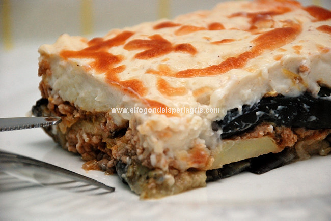 Musaka o moussaka griega Musaka o moussaka griega