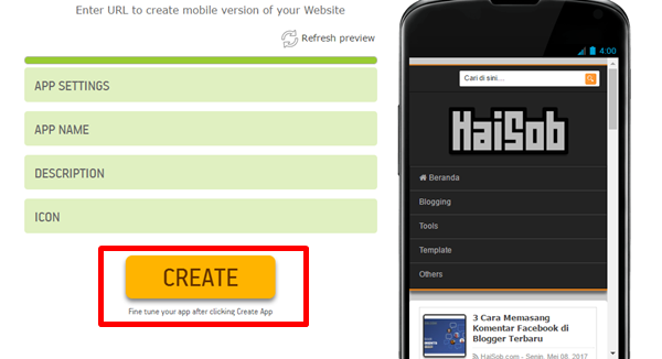 Cara Membuat Aplikasi Web/Blog Android 3 Cara Membuat Aplikasi Web/Blog Android 3