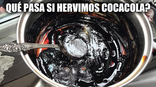 ESTE HOMBRE PUSO A HERVIR COCA- COLA EN UN RECIPIENTE LO QUE NUNCA PENSÓ FUE VER ESTO .