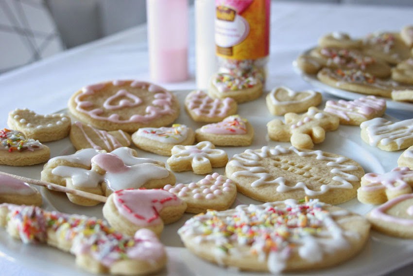 Galletas de mantequilla decoradas