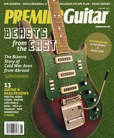 Premier Guitar - January 2017 | ISSN 1945-0788 | TRUE PDF | Mensile | Professionisti | Musica | Chitarra
Premier Guitar is an American multimedia guitar company devoted to guitarists. Founded in 2007, it is based in Marion, Iowa, and has an editorial staff composed of experienced musicians. Content includes instructional material, guitar gear reviews, and guitar news. The magazine  includes multimedia such as instructional videos and podcasts. The magazine also has a service, where guitarists can search for, buy, and sell guitar equipment.
Premier Guitar is the most read magazine on this topic worldwide.