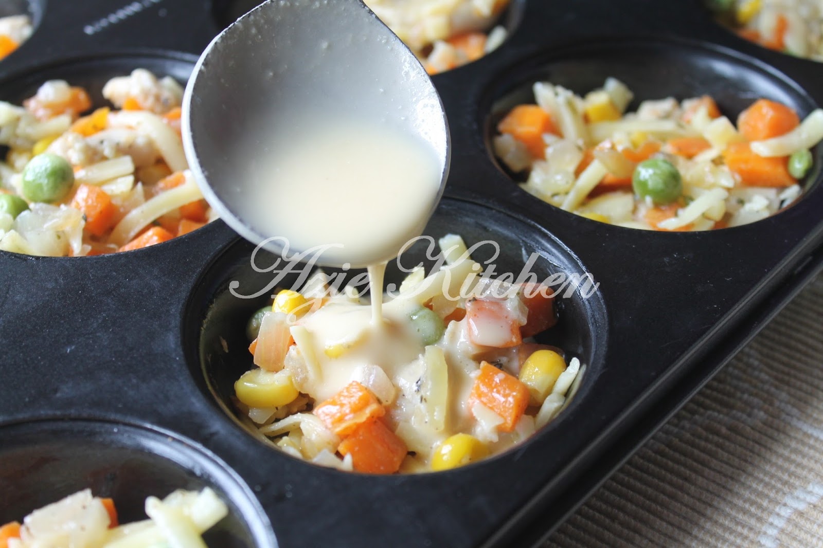 Mini Chicken Pot Pie Yang Mudah Dan Sangat Sedap Azie Kitchen