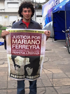 CRISTIAN PEREYRA, HIJO DE PAPELERO, TAMBIÉN PIDE JUSTICIA POR MARIANO