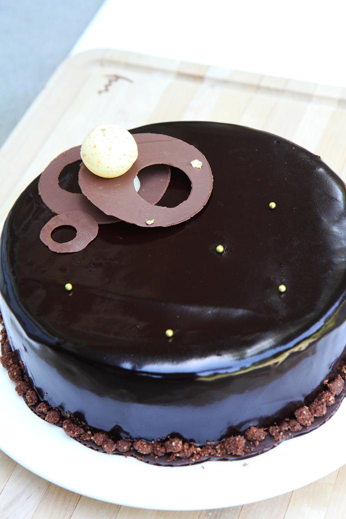 Gourmet Baking Chocolate Vanilla Coffee Entremet