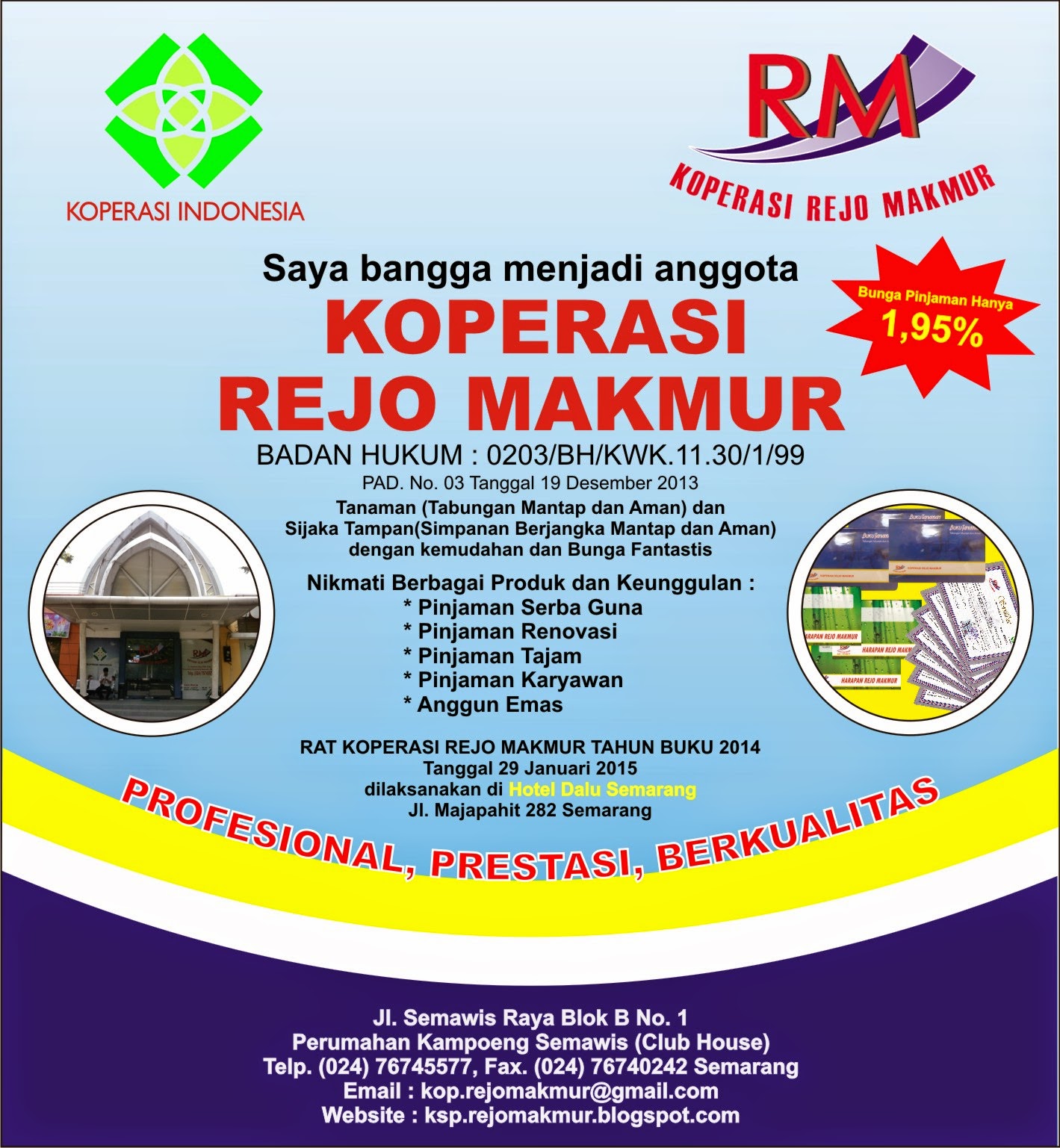 Produk dan Keunggulan Koperasi Rejo Makmur | Koperasi Simpan Pinjam
