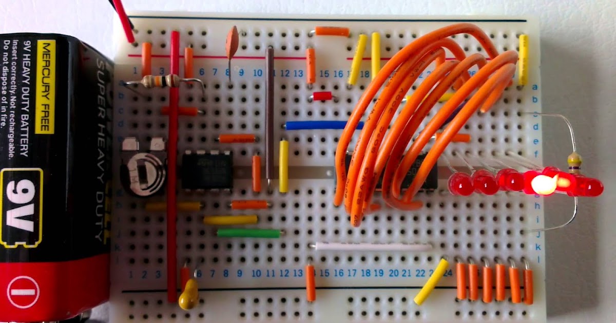 Hercules Technology NG A Decade Counter using 555 and 4017 IC's