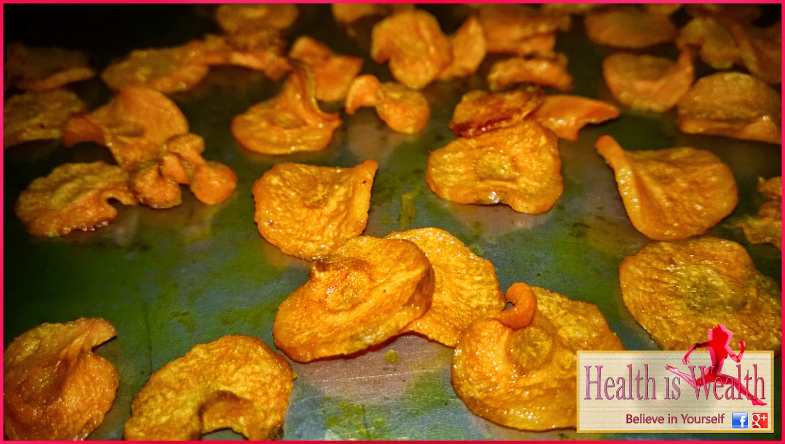 Strong and Beyond Baked Cinnamon Carrot Chips