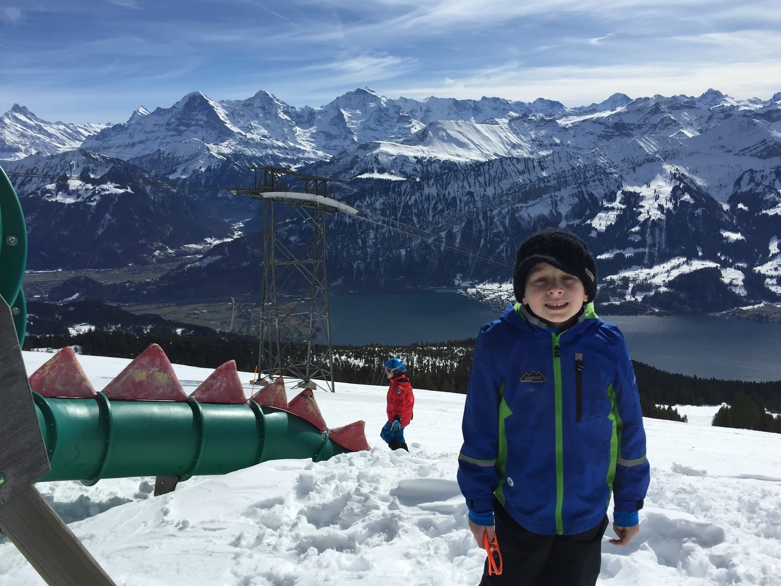 Larson Life Sledding in Switzerland