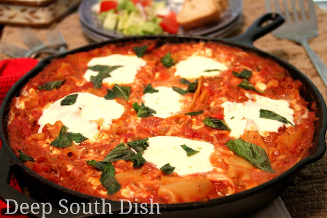 Deep South Dish Skillet Lasagna