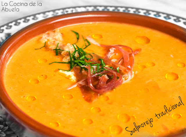 Salmorejo Tradicional, receta típica de Cordoba.