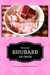 Homemade Rhubarb Ice Cream Recipe