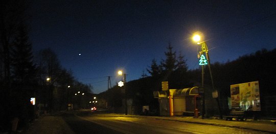 Zawoja Centrum - przystanek bus. Zawoja Centrum - przystanek bus.