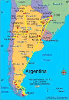 Argentina Route Map
