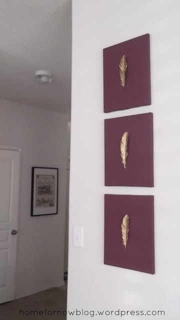 Target Inspired Feather Art
