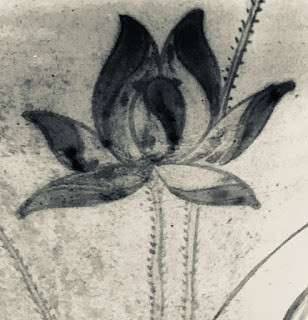 ying yang lotus, Museum of Oriental ceramics, Osaka, Japan photo by Sydney Solis